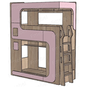 Двухъярусная кровать Наура Fmebel