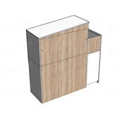 Двухъярусная кровать домик Ковентри Fmebel