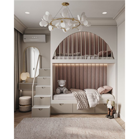 Двухъярусная кровать домик Самобор Fmebel 