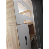 Кровать-чердак со столом и шкафом Наска Fmebel