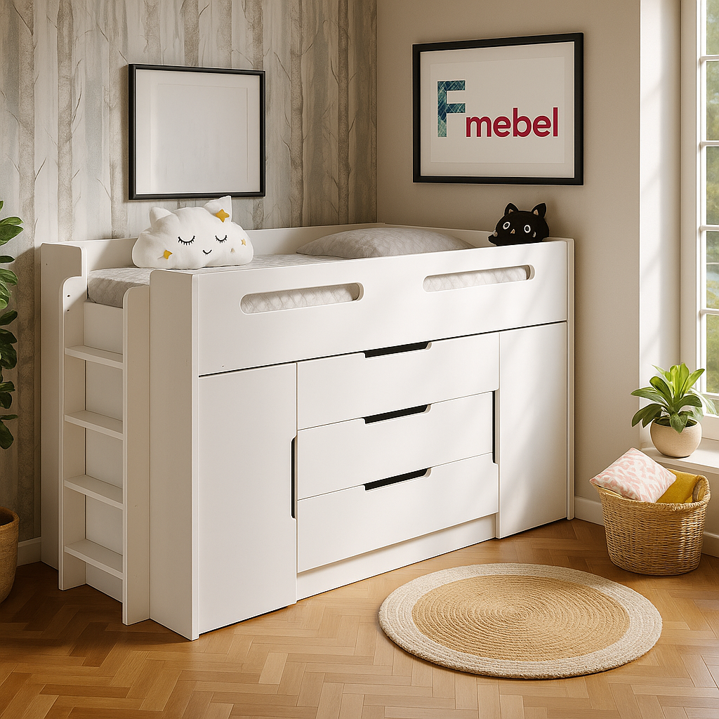 Кровать-чердак Глазго Fmebel