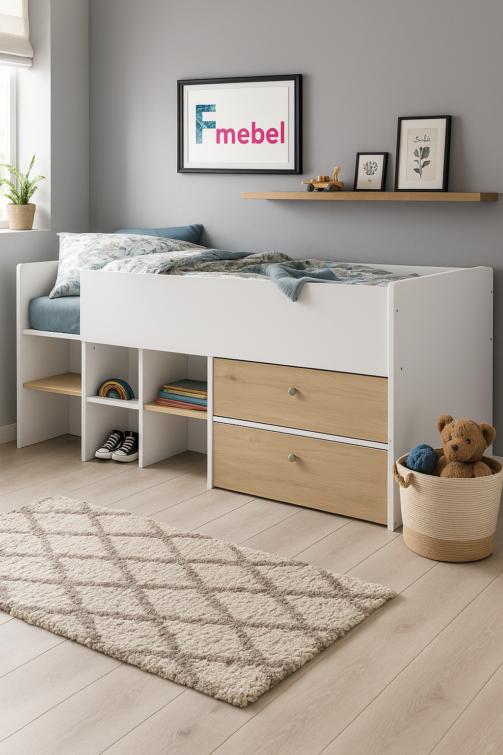 Кровать-чердак Бухарест Fmebel