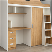 Кровать-чердак с гардеробом Намбор Fmebel