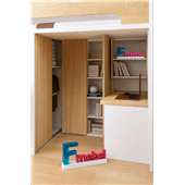 Кровать-чердак со шкафом Маккай Fmebel