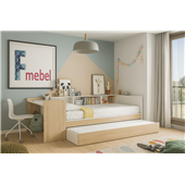 Кровать с дополнительным спальным местом Венерсборг Fmebel 80x190