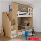 Двоярусне ліжко будиночок Айтос Fmebel
