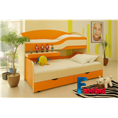 Двоярусне ліжко низьке Вашингтон Fmebel 80x190/200