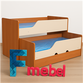 Двоярусне ліжко низьке Мемфіс Fmebel