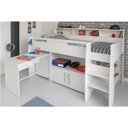 Кровать-чердак со столом Невада Fmebel 80х190