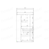 Розпродаж Ліжко-горище зі столом Роттердам Fmebel