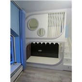 Двухъярусная кровать домик Гранада Fmebel 