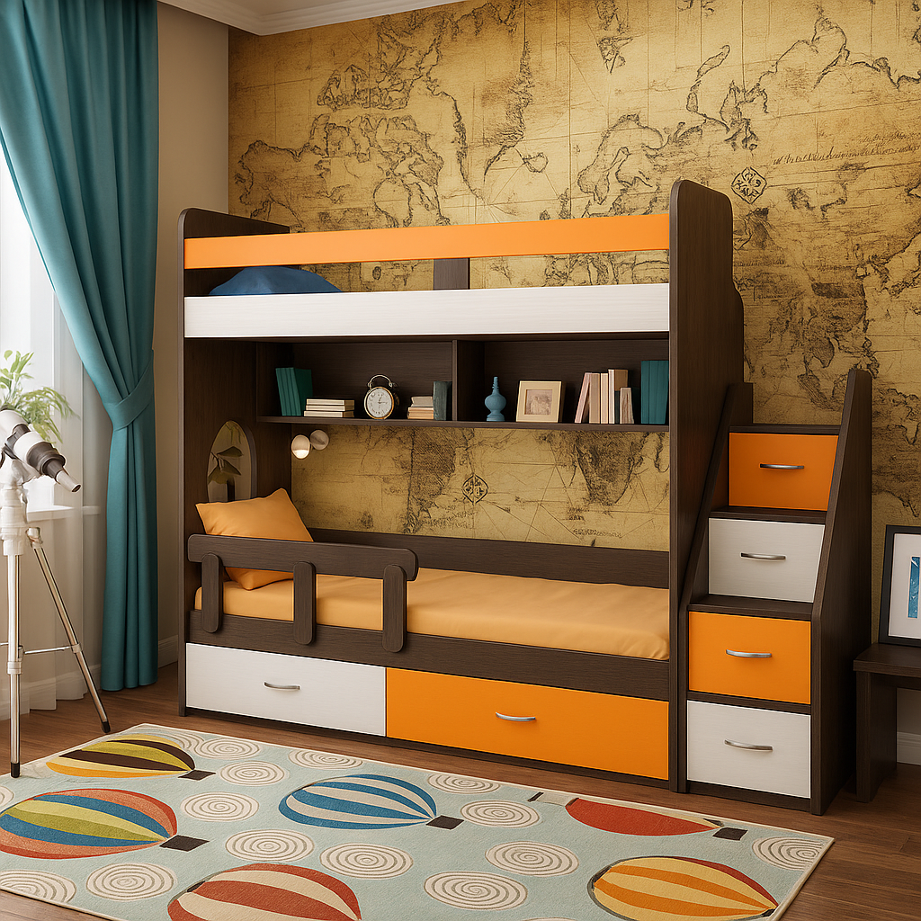 Двухъярусная кровать Бергамо Fmebel 