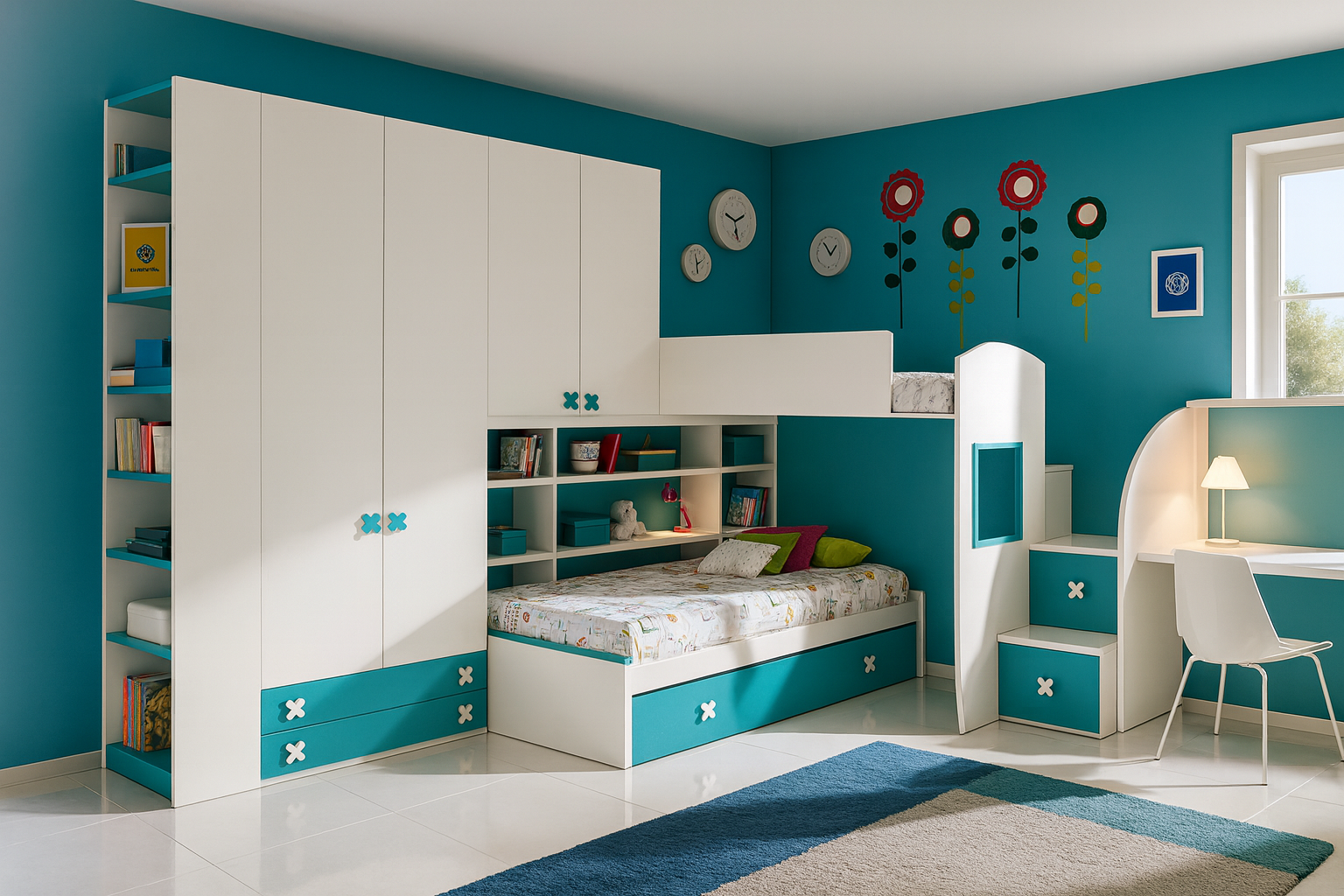 Двухъярусная кровать Орегон Fmebel 80x190