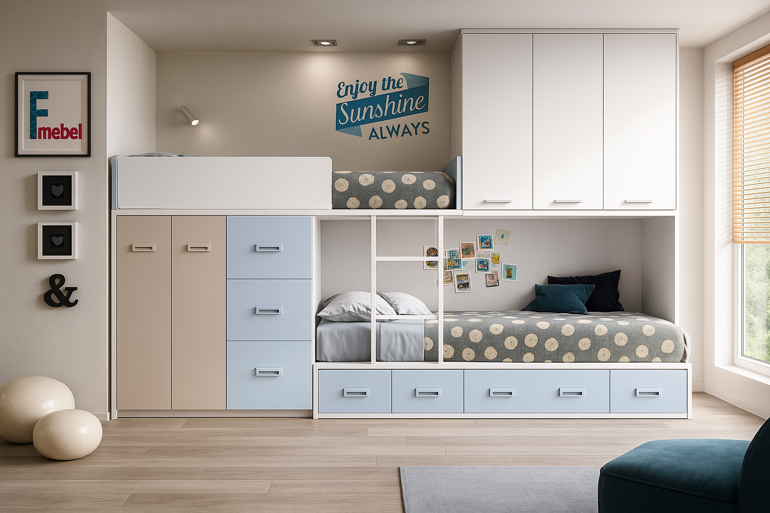 Двухъярусная кровать Берлингтон Fmebel