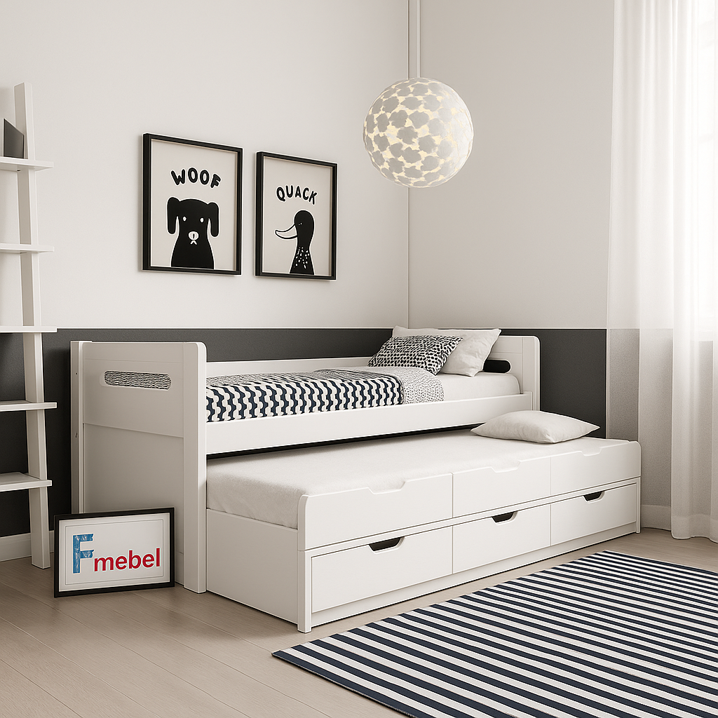 Кровать с дополнительным спальным местом Спрингфилд Fmebel 90x190