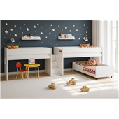 Кровать для троих детей Финикс Fmebel 80x190