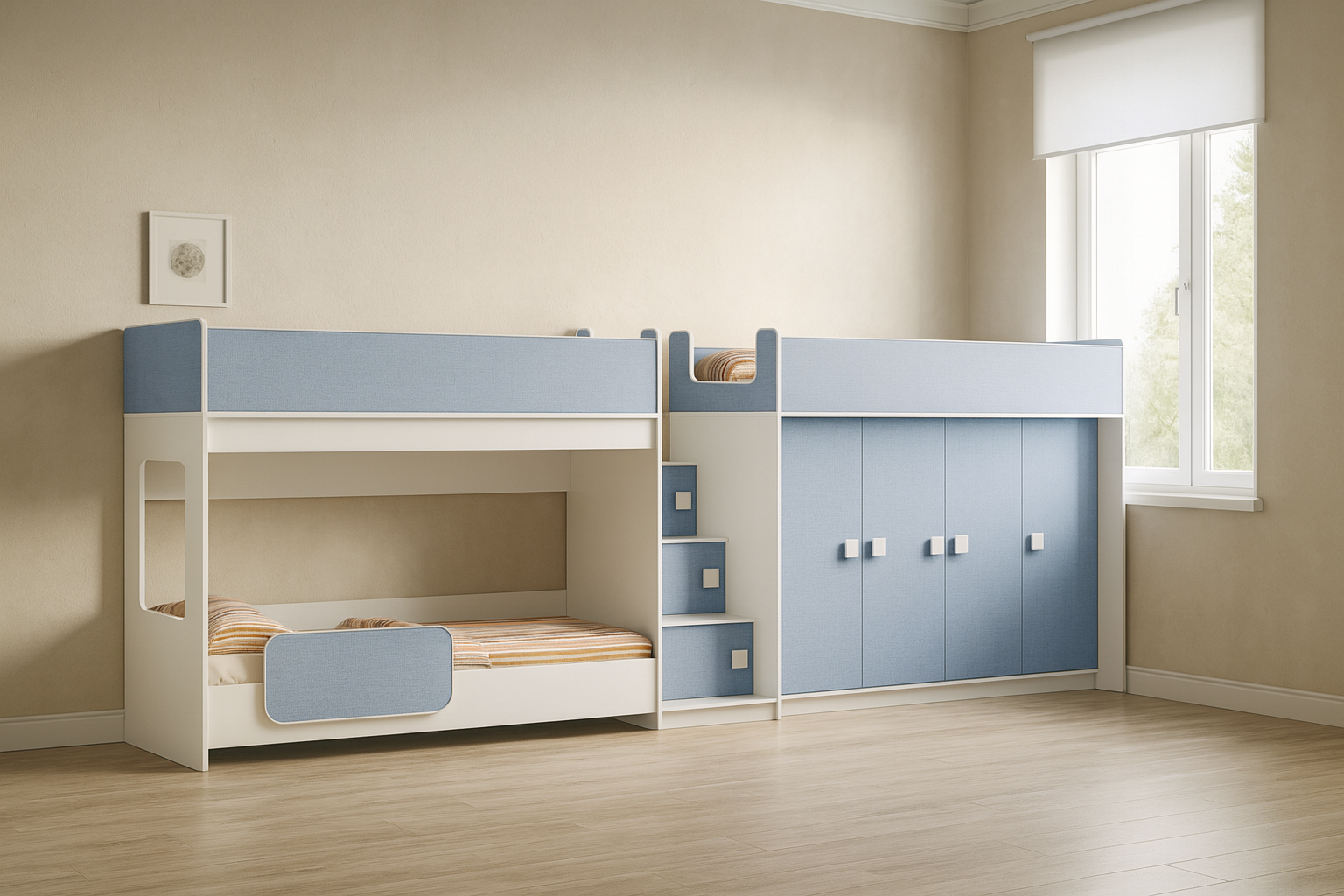 Кровать для троих детей Ноксвилл Fmebel 80x190