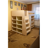 Кровать-чердак со столом Дакота Fmebel 80х190