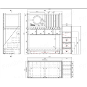 Двухъярусная кровать Чанкай-2 Fmebel