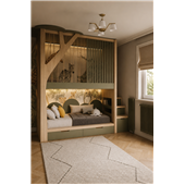 Двухъярусная кровать со спортивно игровой зоной Веракрус Fmebel