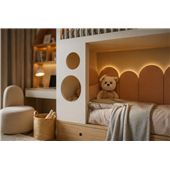 Двухъярусная кровать домик Таллин Fmebel 