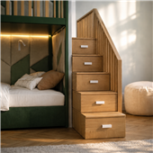Двухъярусная кровать со спортивно игровой зоной Стокгольм Fmebel