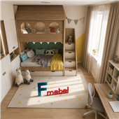 Двоярусне ліжко будиночок Дессау Fmebel