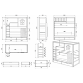 Двухъярусная кровать Абанкай Fmebel