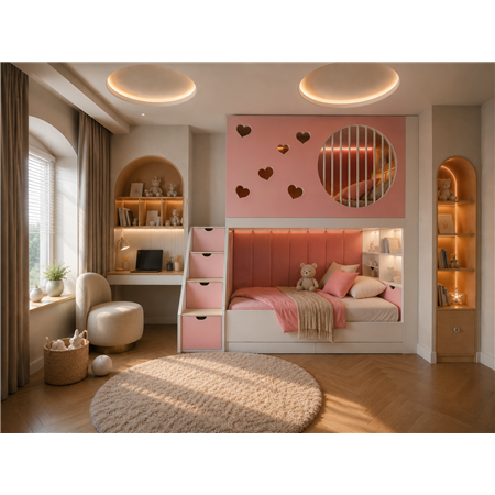Двоярусне ліжко будиночок Тусон Fmebel