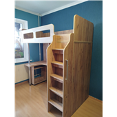 Кровать-чердак со столом Токио Fmebel 